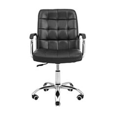 Крісло офісне Richman Брукс Хром М-1 чорне - фото