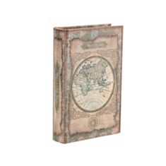 Книга-сейф Elisey Старая карта мира 0509-005 26*17*5 см - фото