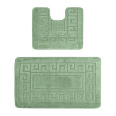 Набір килимків для ванної та туалету Maximus ETHNIC 2542 оливковий - фото