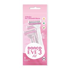 Бритва одноразова Dorco EVE 3 леза 3 шт - фото