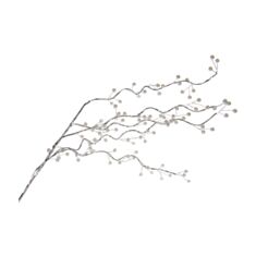 Декоративна новорічна гілка Lefard 801-306 80 см - фото