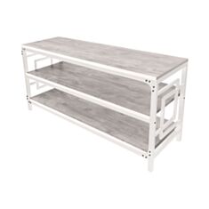 Тумба під телевізор Метал-Дизайн Квадро аляска/білий - фото