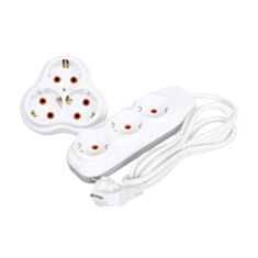 Комплект удлинитель с тройником Nilson 3 гнезда 3 м с заземлением - фото