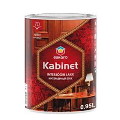 Лак інтер'єрний Eskaro Kabinet 70 акриловий глянцевий 0,95 л - фото