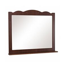 Зеркало Aqua Rodos Классик 100см орех итальянский 2 подсветки - фото