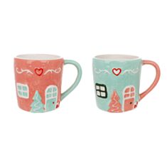 Кружка BonaDi 834-397 Зефирный домик 400 мл 2 дизайна - фото