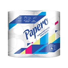 Папір туалетний Papero TP055 4 шт  - фото