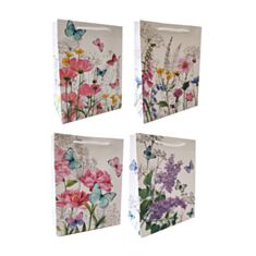 Пакет подарочный Гулливер Цветы 281218 32 см - фото