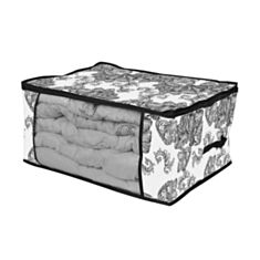 Органайзер для белья Idea Home Anthracite Flowers NP-115 60*45*30 см - фото