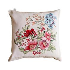 Подушка декоративна Прованс Гуси Квіти в рамці 45*45 см - фото