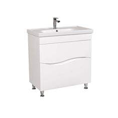 Тумба Aqua Rodos Альфа с умывальником Como 80см - фото