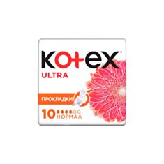 Прокладки гігієнічні Kotex Ultra Dry Normal 10 шт - фото