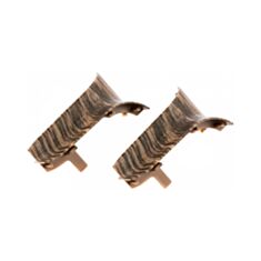 Кут внутрішній для плінтуса ТІС ПЛГВК-0004 з коекструзією венге - фото