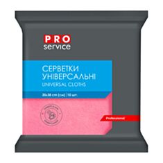Серветка віскозна PROservice 19100204 30*38 см 10 шт рожева - фото