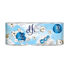Папір туалетний Elfi Cotton Shiro 10 шт - фото