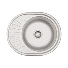 Кухонная мойка Kroner KRP-Satin 5745 0,8мм 57*45*18 см сатин - фото