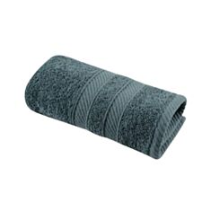 Рушник махровий Soho Luna Turquoise 50*90 см темно-сірий - фото