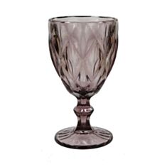 Келих для вина Olens Смарагд 34215-3-3 300 мл рожевий - фото