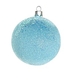 Елочная игрушка пластиковая KM Пастель 8 см - фото