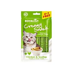 Ласощі для котів Royalist з курятиною та морським гребінцем 75 г - фото