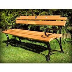 Садова лавка Королівська з підлокітниками - фото