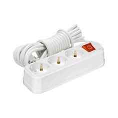 Удлинитель Profitec PRFGRP 1010300203 3 гнезда 3 м с заземлением и выключателем - фото