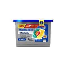 Капсули для прання Wash&Free із господарським милом 17 шт - фото