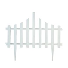 Набір огорожа для газону Алеана 114042 Парканчик білий флок - фото