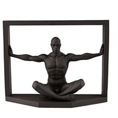 Статуэтка Мужчина черный Elisey 75791 AA 19см - фото