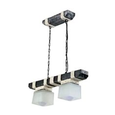 Люстра Sirius S 7131/2 чорне срібло - фото