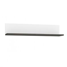 Полка навесная Hey HEYB02 серая/белая - фото