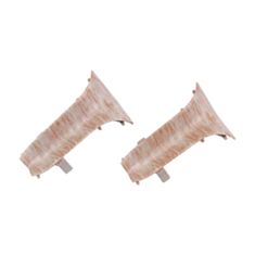 Комплект кутів внутрішніх для плінтуса ТІС 0024-ПЛГВК Дуб світлий 2 шт - фото