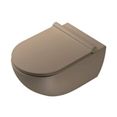Унітаз підвісний Catalano Sfera 1VSF54RMS безобідковий satin brown - фото