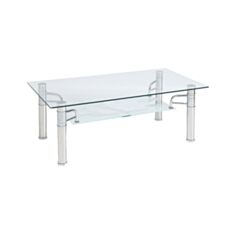 Столик журнальний скляний Reni B прозорий - фото