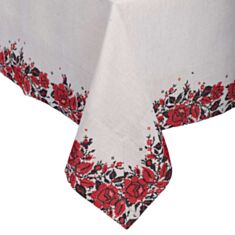 Скатертина Едельвіка Етно мотиви 295-22/00 200*145 см бежева - фото