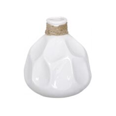 Ваза Eterna MC 2806-14 12,5*12,5*14 см біла - фото