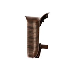 Кут внутрішній для плінтуса ТІС ПЛГВК-0017 з коекструзією палісандр - фото