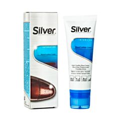 Крем-фарба для взуття Silver тюбик 75 мл темно-коричневий - фото