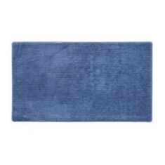 Килимок у ванну Dariana фіберлайн 68*120 синій - фото