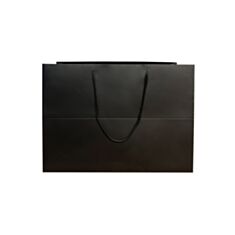 Пакет подарочный VistaPaket 35*25*25 см черный - фото