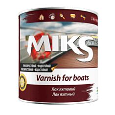 Лак для човнів Miks Color уретановий шовковисто-матовий 2,3 кг - фото