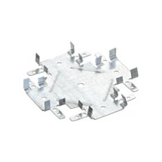 З'єднувач однорівневий краб для профілю 60 мм - фото