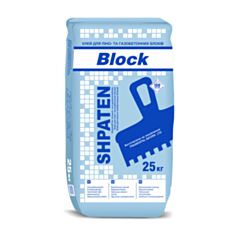 Клей для пено- газоблоков Shpaten Blok зима -7С 25 кг - фото