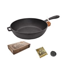 Сковородка чугунная S&T Т2012 22*4 см - фото