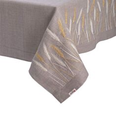 Скатертина Едельвіка Пшеничне поле 749-010 62-23/00 140*175 см темно-бежева - фото