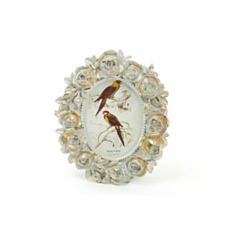 Фоторамка троянди овальна м'ятна золота BonaDi 450-132 11*13 см - фото