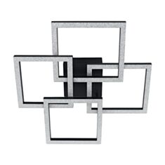Люстра світлодіодна Esllse Square 922350 4S 100W Black - фото