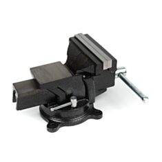 Тиски слесарные POLAX 25-100 поворотные 125 мм - фото