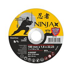Диск відрізний по металу Virok 65V180 Ninja 180*22,23*1,6 мм - фото