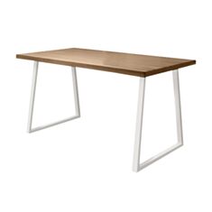 Стіл обідній Метал-Дизайн Бінго Оверлайт 115*75 см дуб античний/білий - фото